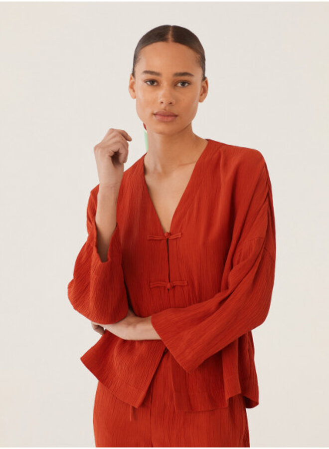 Nice Things Veste Bambula - Dark Orange