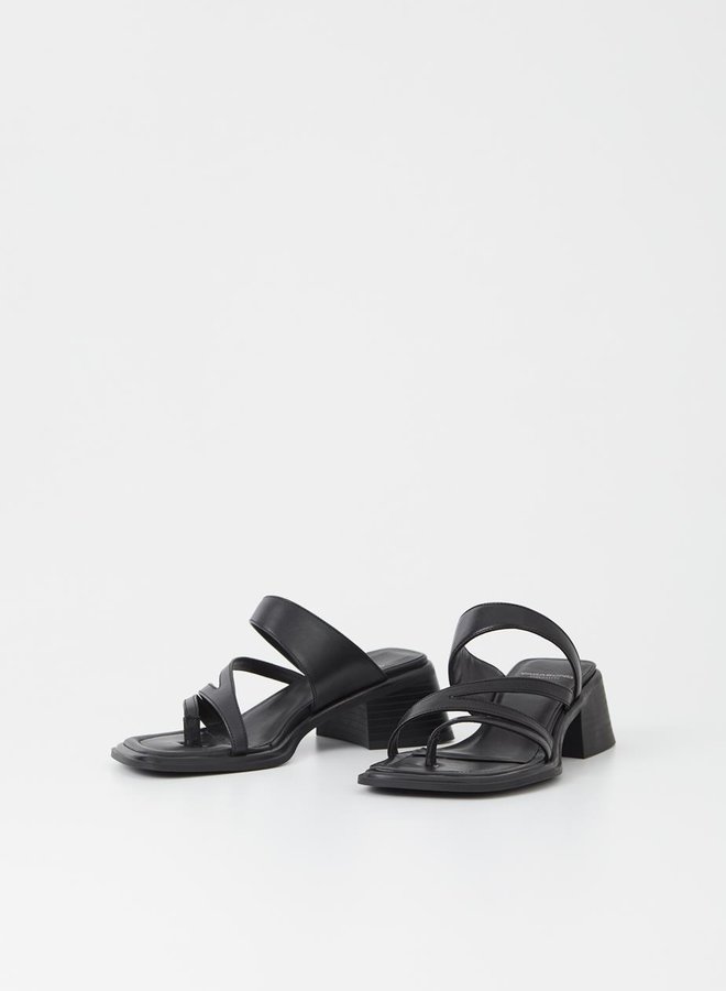 Vagabond Ines Sandals - Black Cow Leather