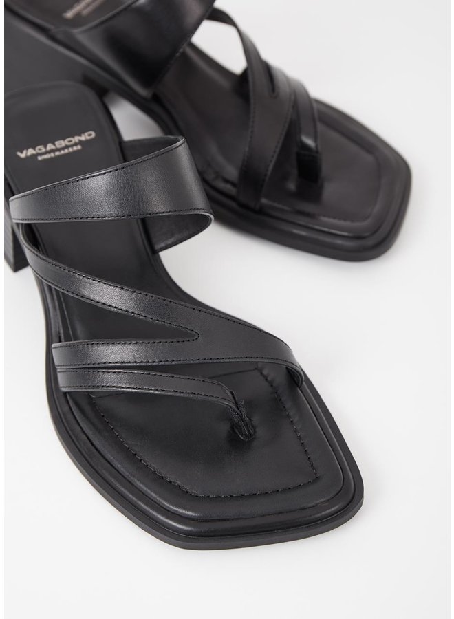 Vagabond Ines Sandals - Black Cow Leather