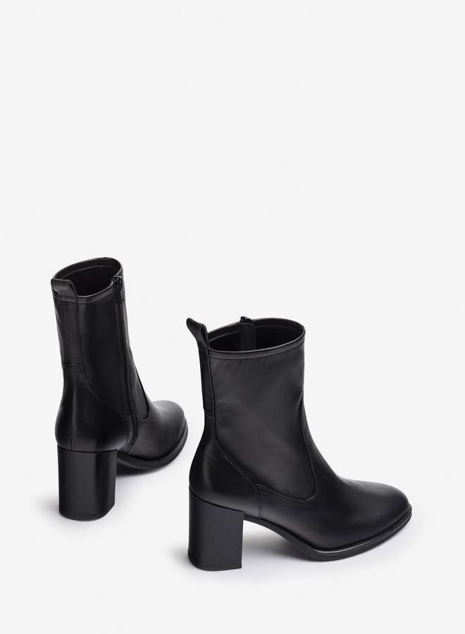 Unisa Until High Heel Ankle Boots - Black