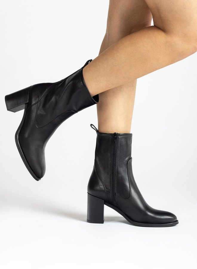Unisa Until High Heel Ankle Boots - Black