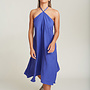 SUITE13LAB - Short Cotten Linen Dress - Royal Blue
