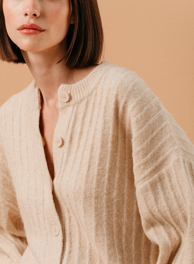 G&M - Louve Cardigan - Beige