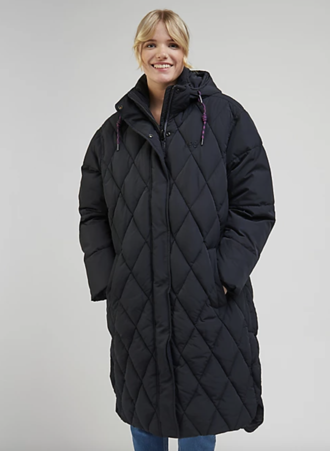 Lee - Long Puffer Coat - Unionall Blk