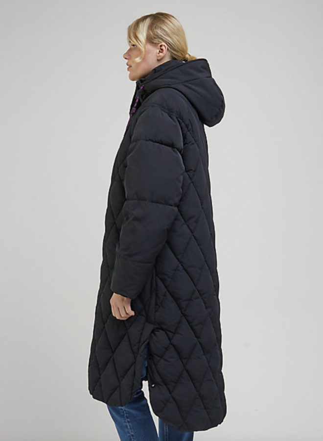 Lee - Long Puffer Coat - Unionall Blk