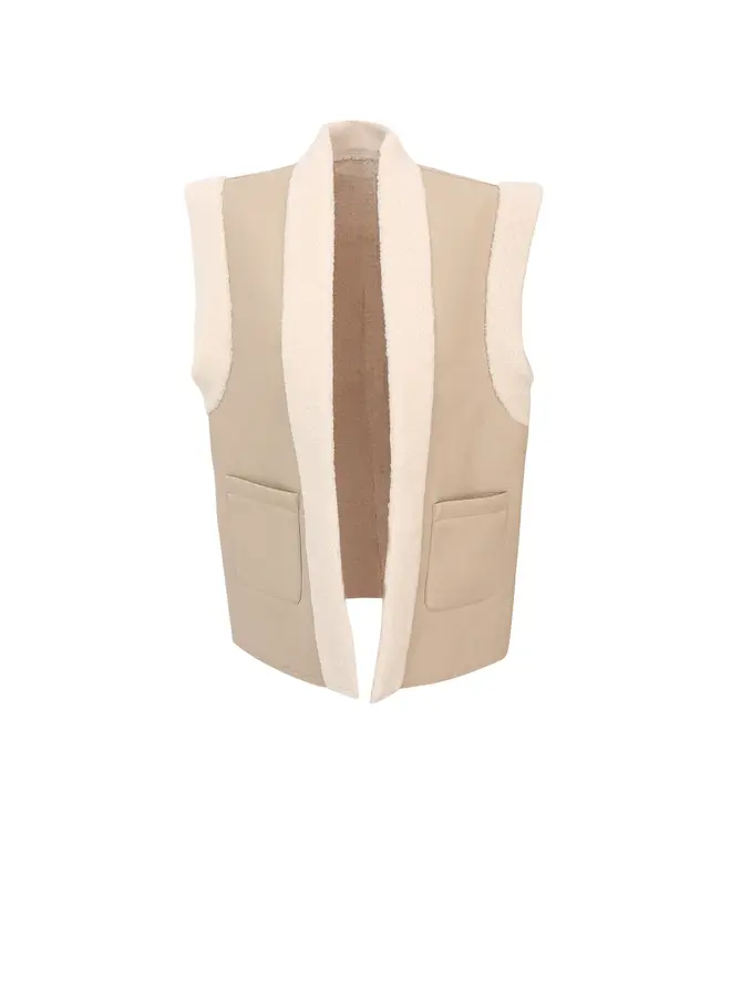 FRNCH - Gilet Caja - Beige