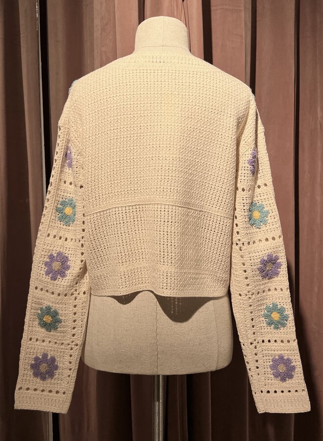 Gilet Le Fleur Crochet - Beige