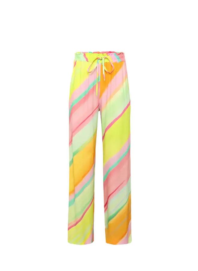 FRNCH - Pantalon Pacanier - Diagonal Rainbow