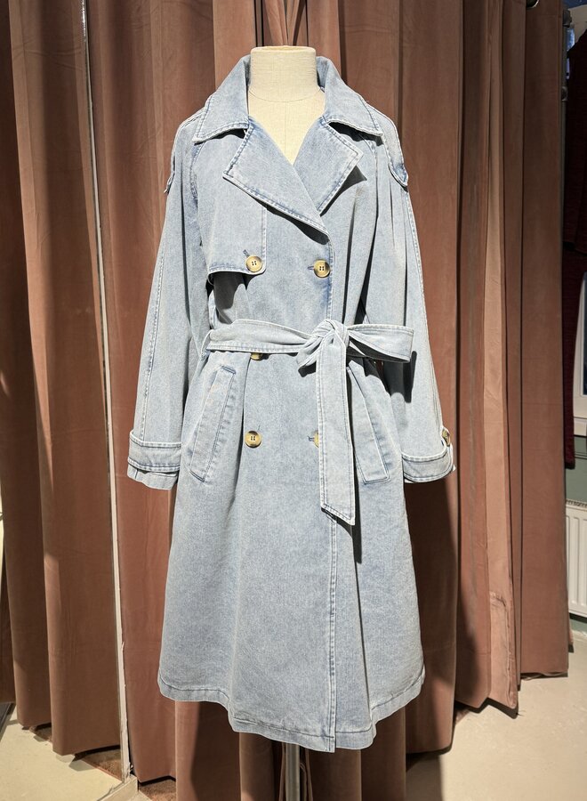 Midi Denim Coat