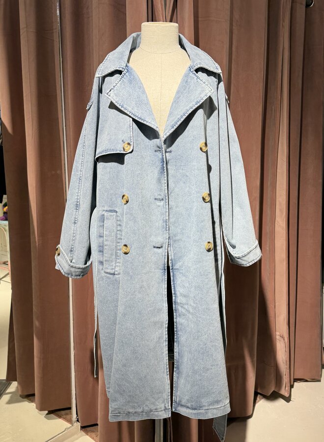 Midi Denim Coat