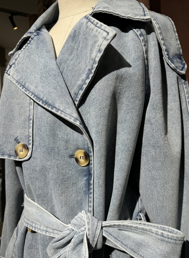 Midi Denim Coat