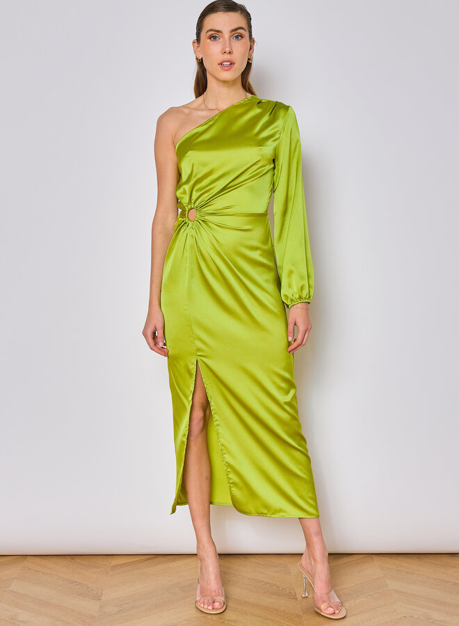 Robe Carrie One Sleeve - Vert