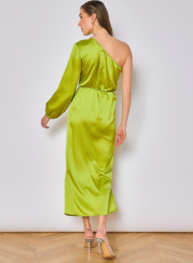 Robe Carrie One Sleeve - Vert