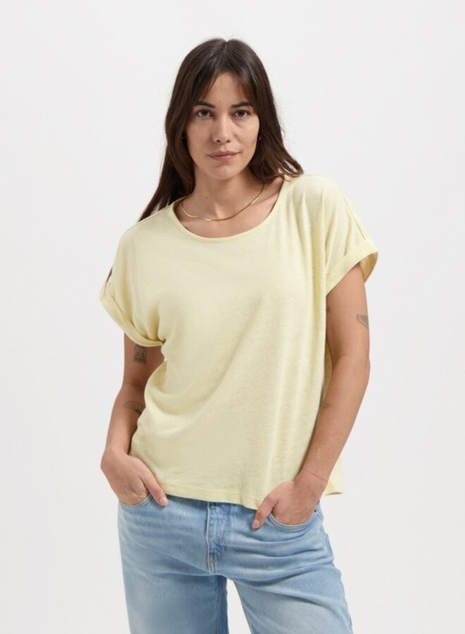 Kuyichi - Bella Tee - Faded Yellow