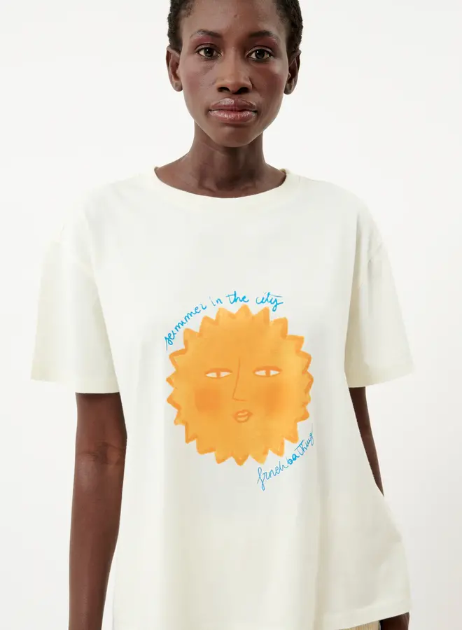 FRNCH - T-Shirt Soleil - Creme