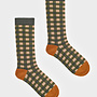 Vichy Check Socks - Khaki