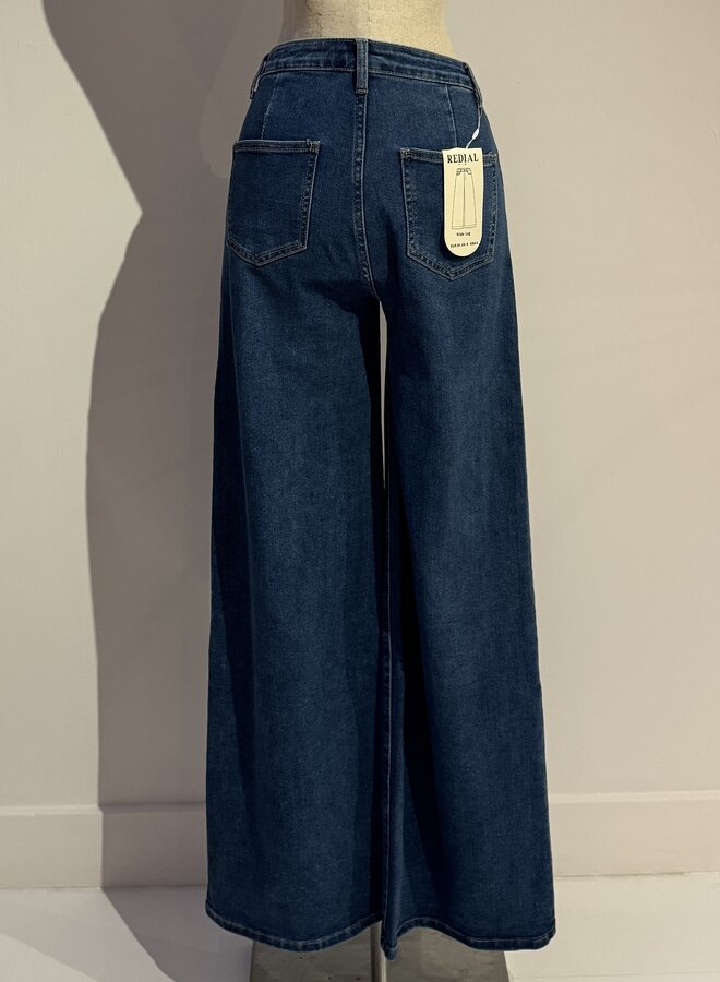 Jeans Lucy Wide Leg - Denim Blue