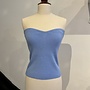 Top Strapless Sweetheart - Bleu
