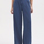 Nice Things - Striped Denim Pants - Blue