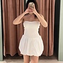 Robe Strapless Sweetheart - Blanc