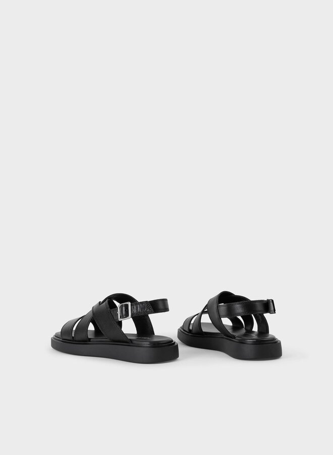 Vagabond - Connie Sandals - Black Leather