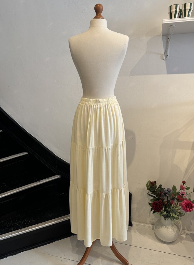 Maxi Jupe Linen - Jaune