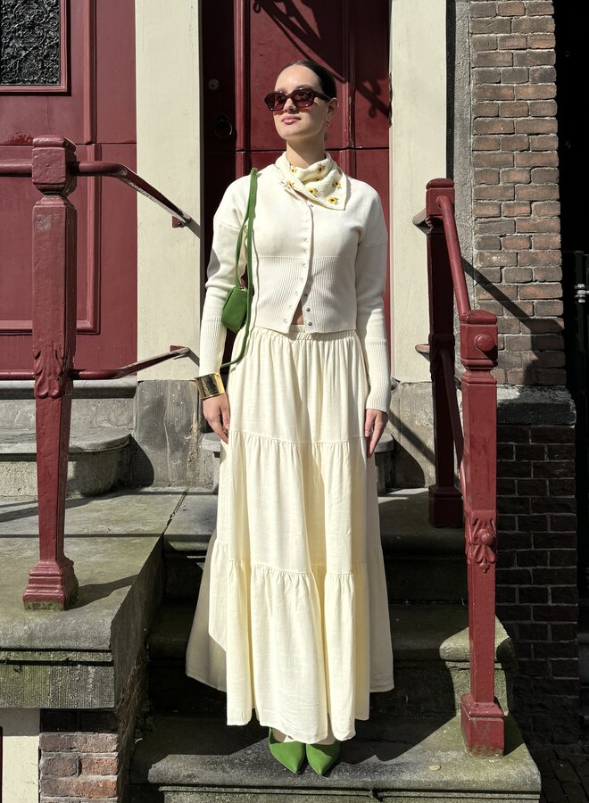 Maxi Jupe Linen - Jaune