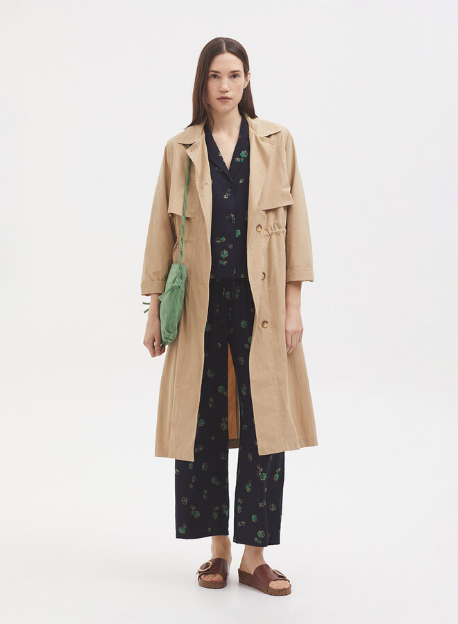 Nice Things - "Dice Game Print" Pants -  Navy