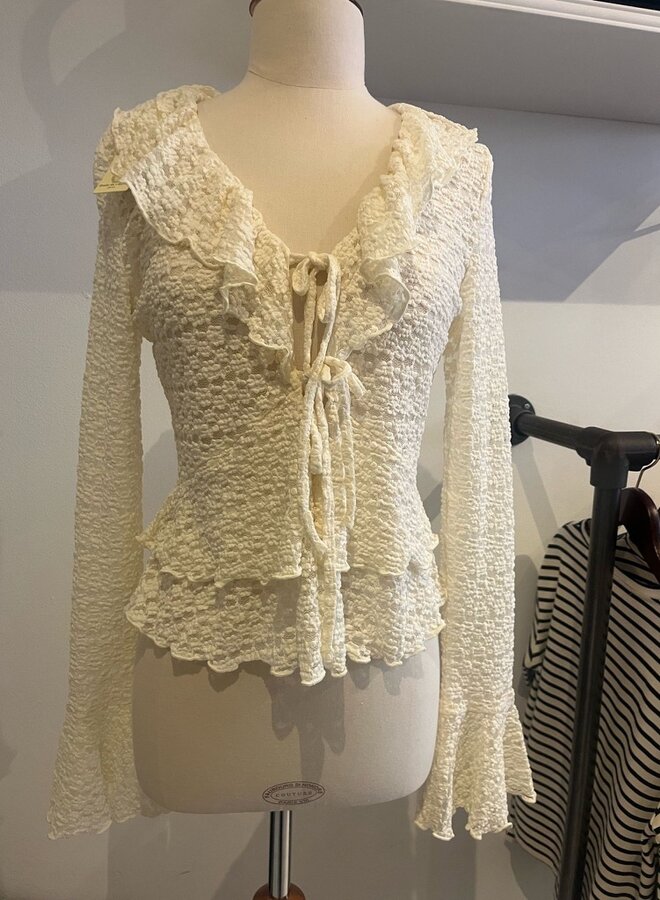 Boho Lace Top - Ecru