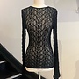 Top Flared Sleeves Lace - Noir