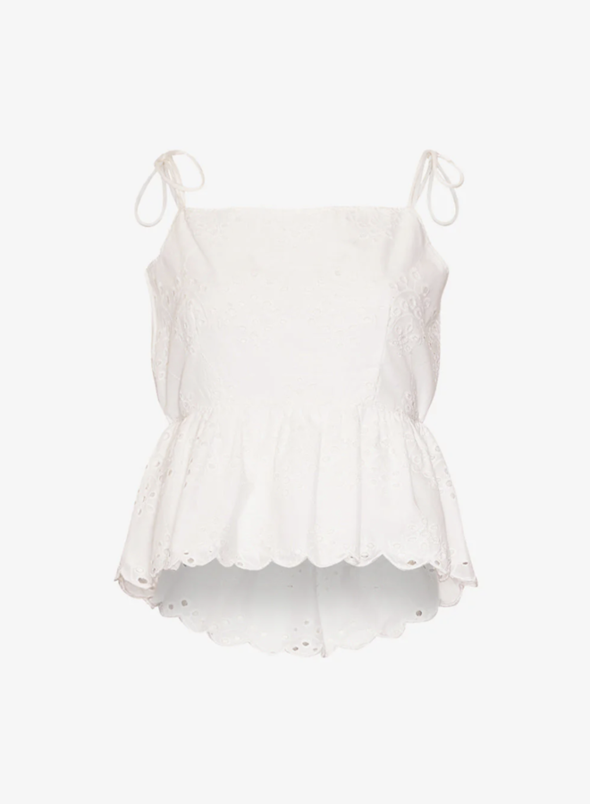 Noella - Libby Blouse - White