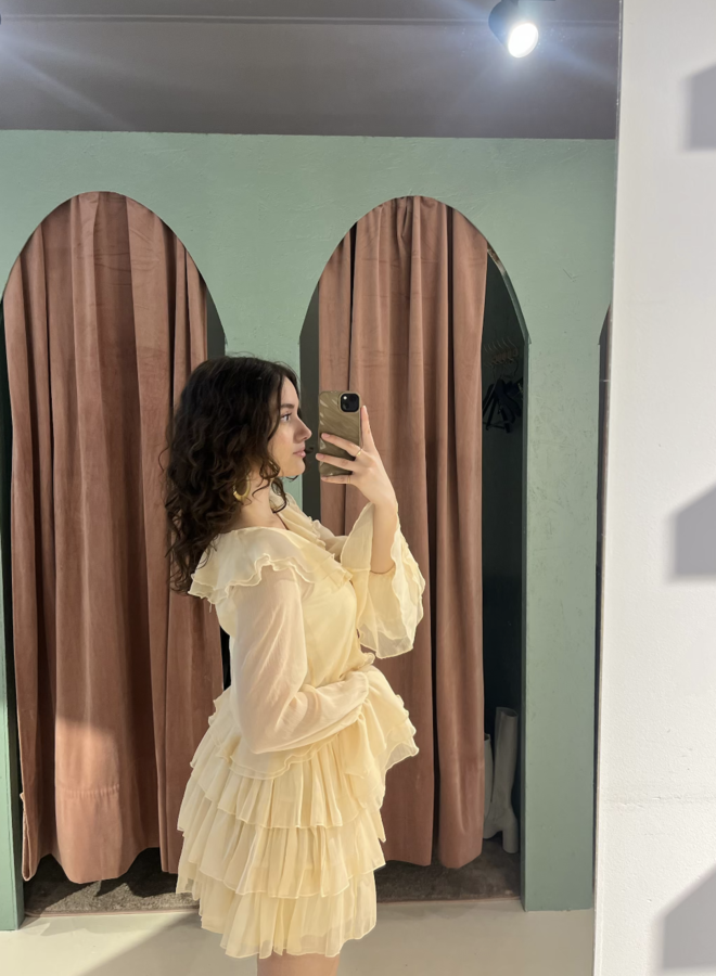 Jupe Hiba - Jaune Clair