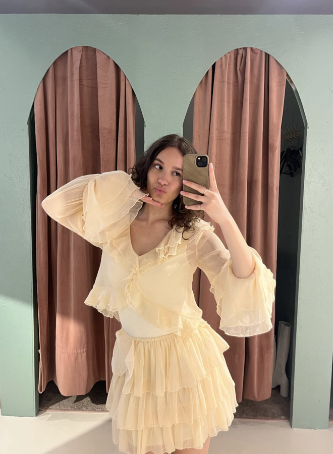 Jupe Hiba - Jaune Clair