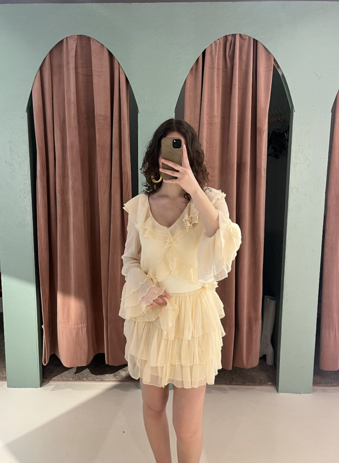 Jupe Hiba - Jaune Clair