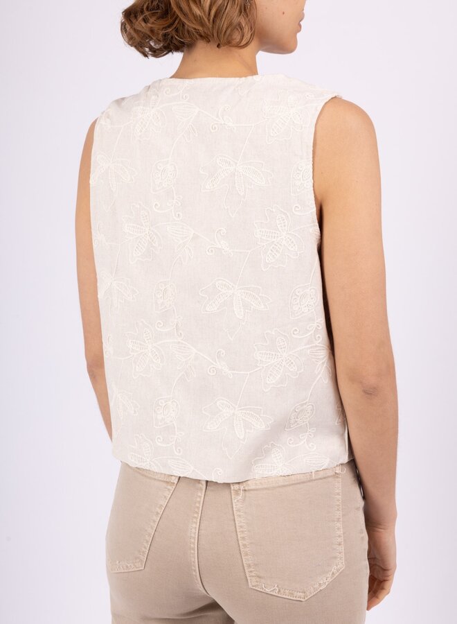 Gilet Ella - Ecru