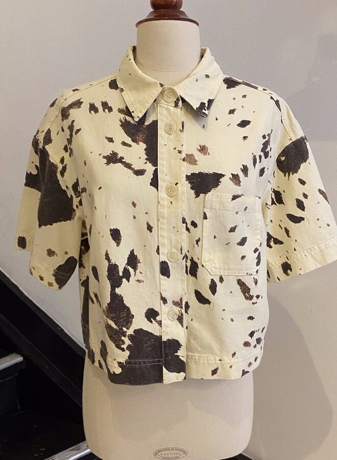 Chemise Cowboy - Cow Print