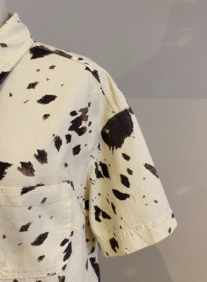 Chemise Cowboy - Cow Print