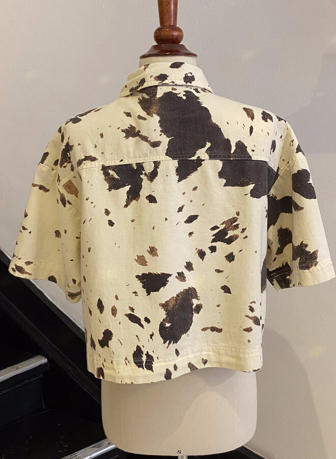 Chemise Cowboy - Cow Print