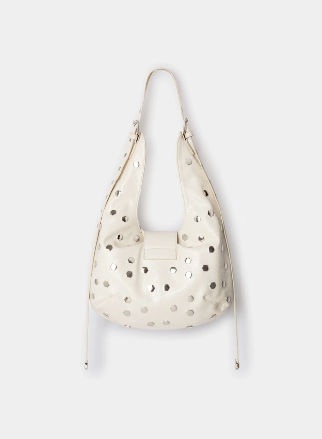LAAGAM - Vixen Studs Bag - Ecru