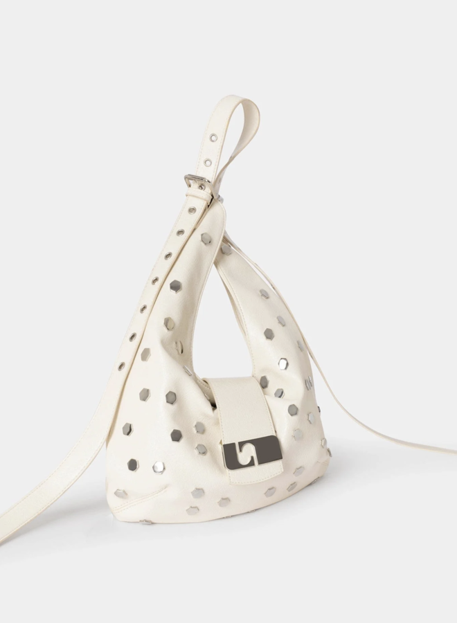 LAAGAM - Vixen Studs Bag - Ecru