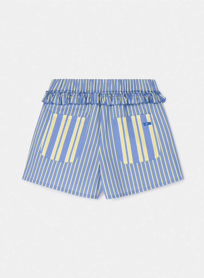 LAAGAM - Caos Poplin Boxer Pants - Blue
