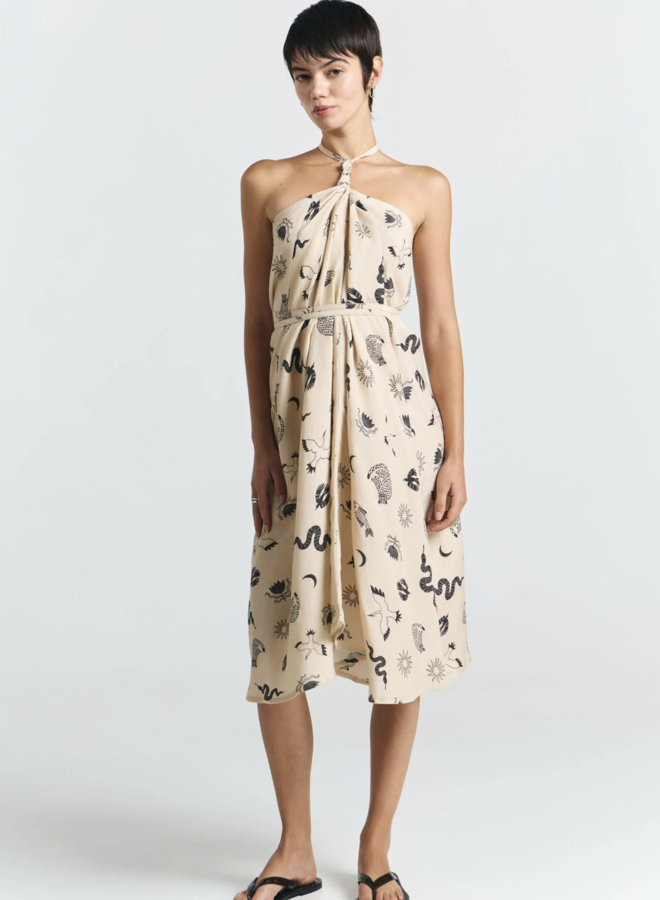 SUITE13LAB - MP Short Viscose Linen - Print Fauna (One Size)