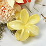 Flower Hair Clip -  Jaune Clair