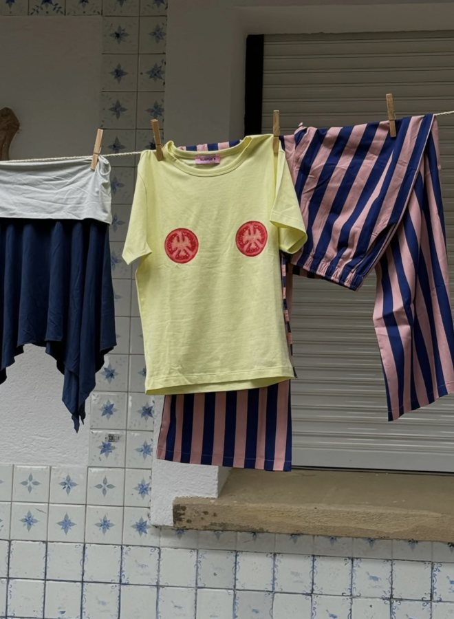 Susmie's - Iris Tomato Shirt - Yellow (One Size)