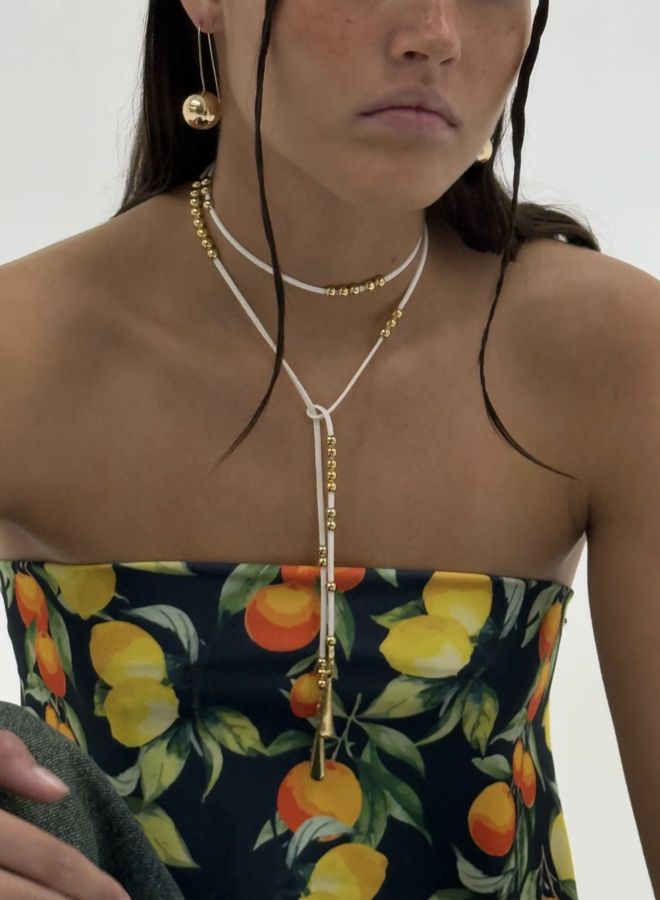 Susmie's - Make A Deal Necklace - White