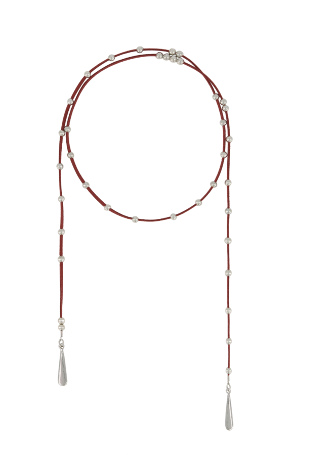 Susmie's - Make A Deal Necklace - Garnet