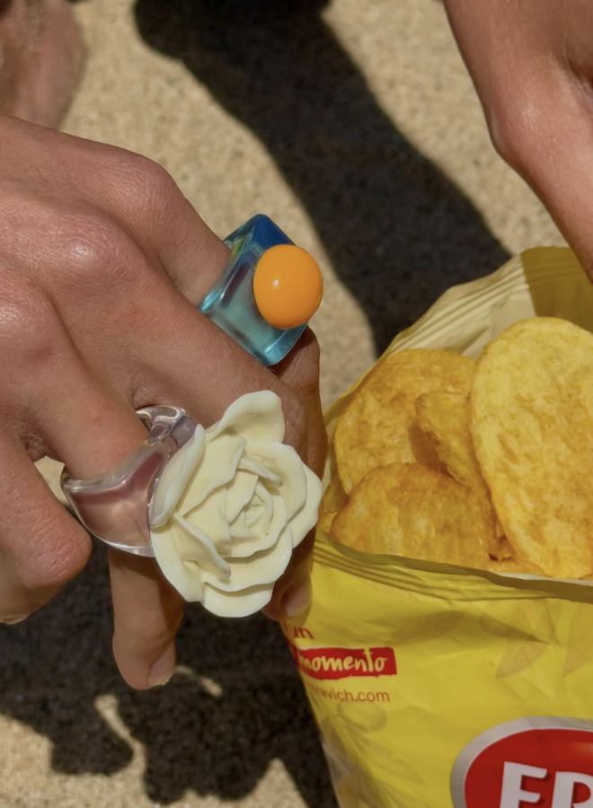 Susmie's - Peach Pop Ring - Blue