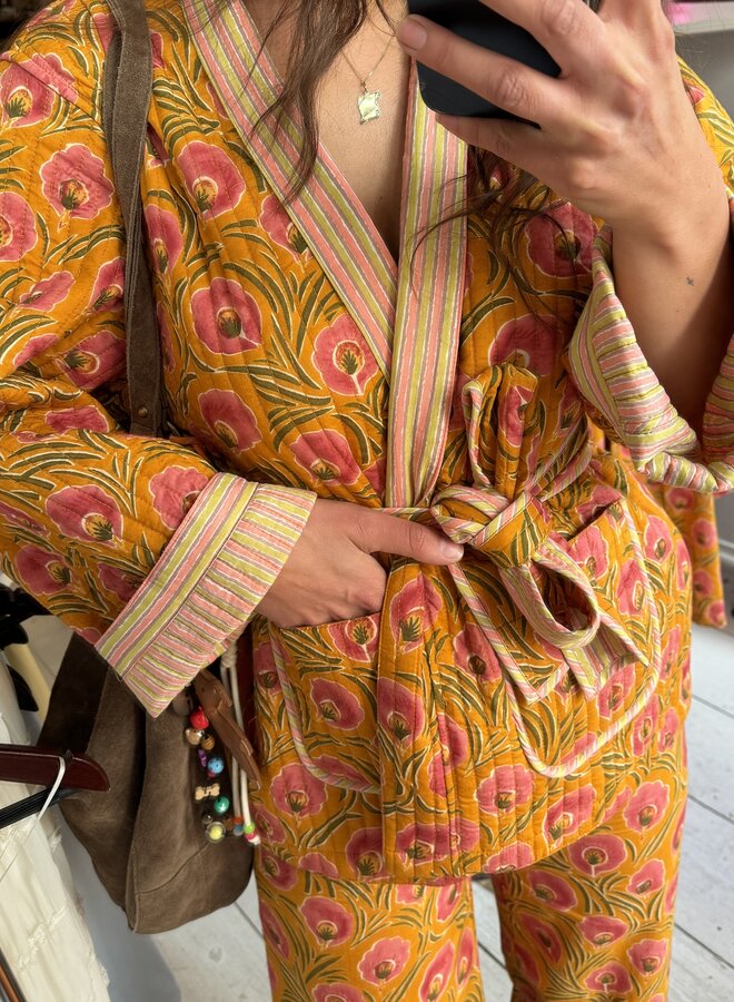 Reversible Manteau Poppy - Orange