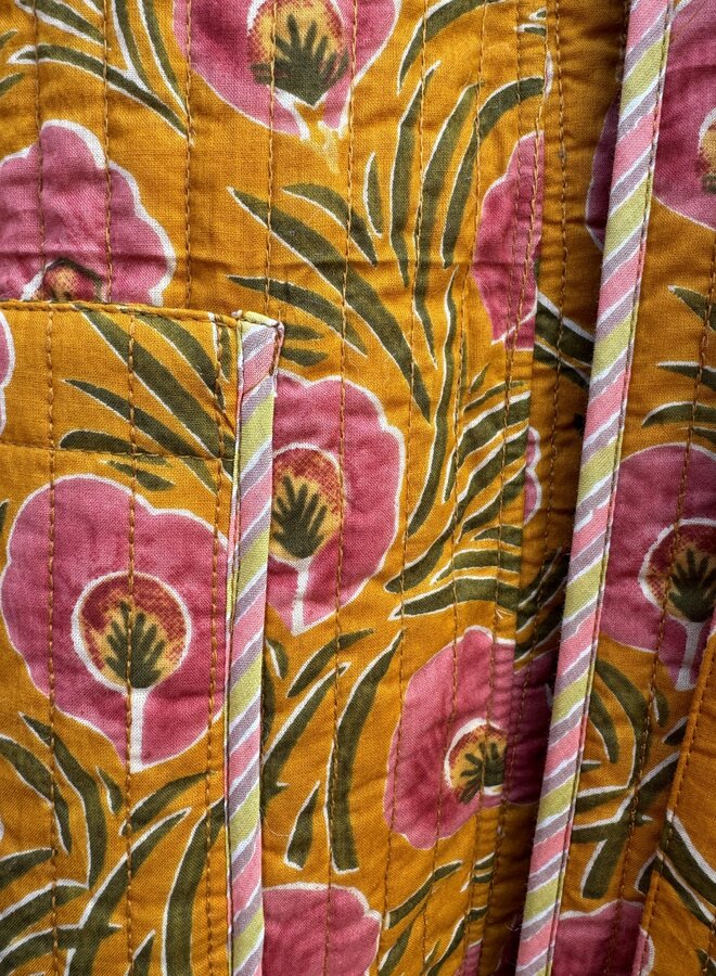 Reversible Manteau Poppy - Orange