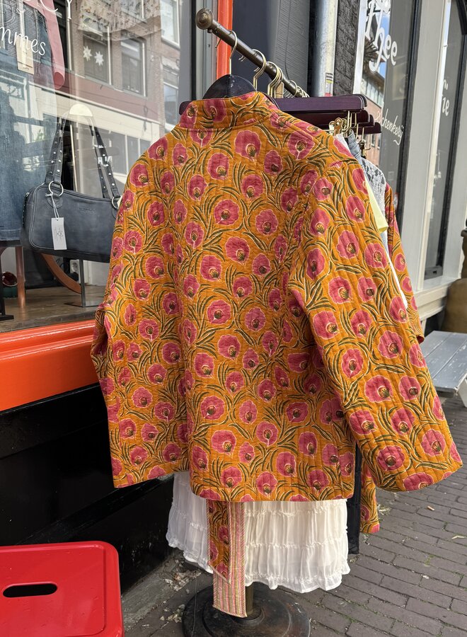 Reversible Manteau Poppy - Orange